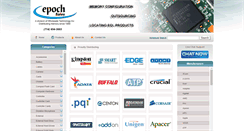 Desktop Screenshot of epochsales.com