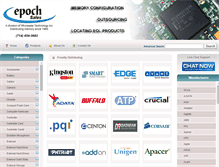 Tablet Screenshot of epochsales.com